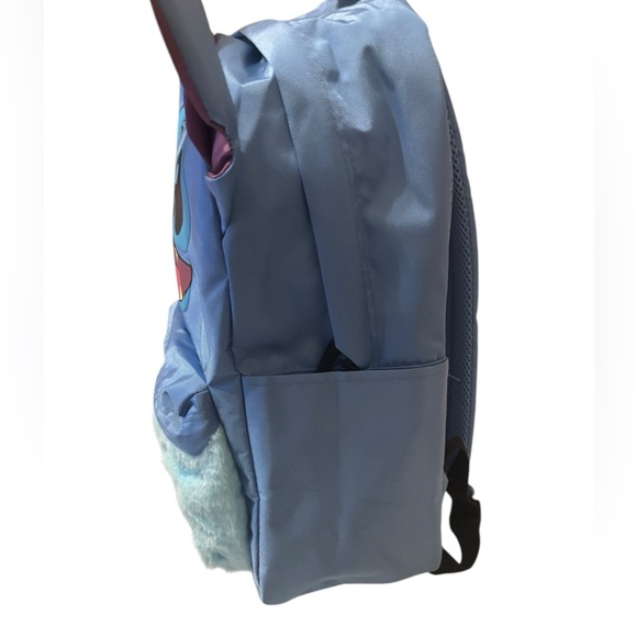 SOLD Bioworld Disney Stitch Fuzzy Figural Backpack - Picture 7 of 16
